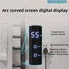 Stainless Steel Thermal Towel Rack 220v Wall Mounted Electric Heated Towel Rail Digital Display Thermostat Bathroom Furniture