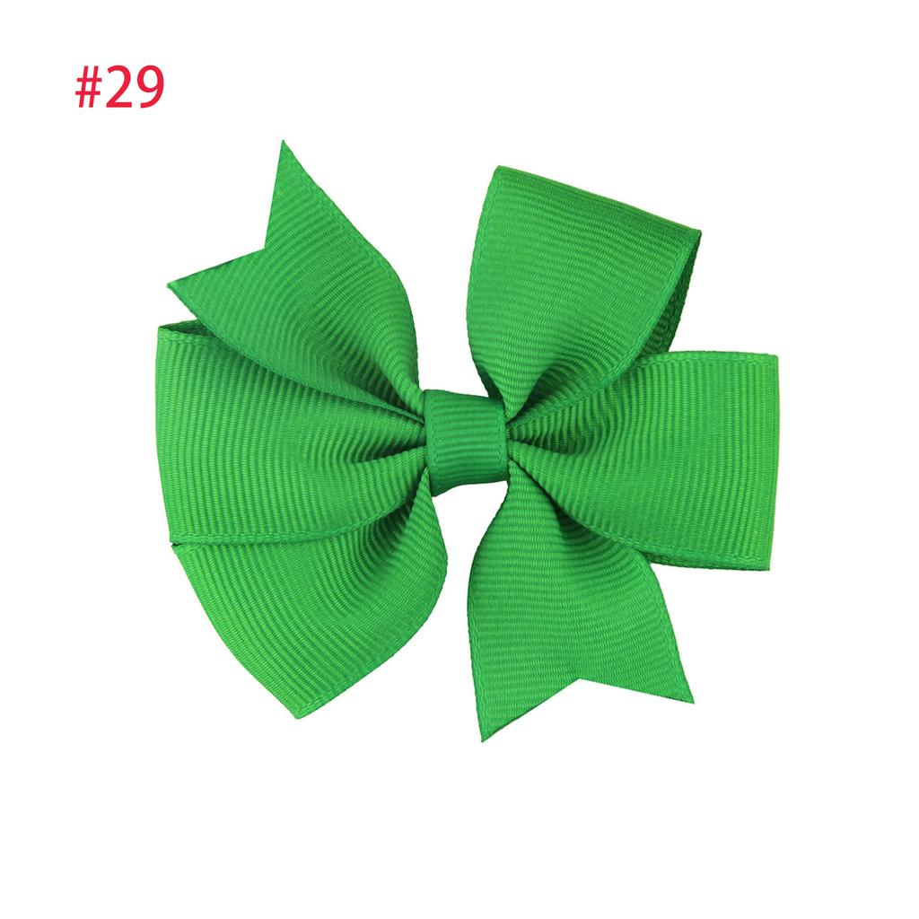 2 Stück 3 Zoll Haarschleifen für Mädchen Grosgrain-Band Kleinkind Haaraccessoires mit Krokodilklemme Schleife für Kleinkindmädchen Baby