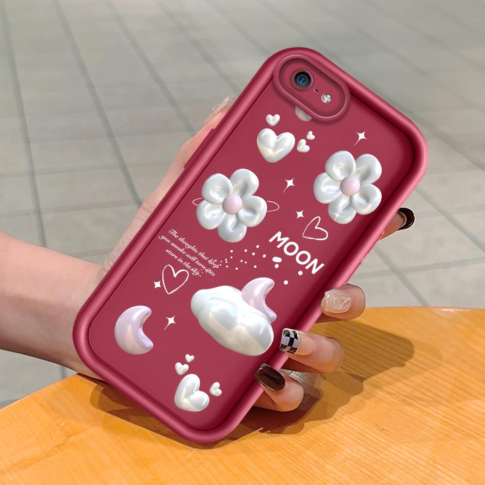 

Мягкий силиконовый квадратный чехол с рисунком лестницы для телефона, полное покрытие камеры, противоударный защитный резиновый чехол для iPhone Infinix Tecno OnePlus Tecno Spark 8C темно-красного