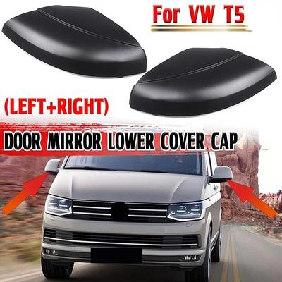 Cubierta Inferior de Espejo Retrovisor Lateral de Coche Negro Mate para VW Amarok 2013 T5 Facelift 2010-2015 7E1857603B 7E1857604B