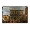 Oil Painting Style Retro Characters Landscapes Metal Tin Sign Wall Poster