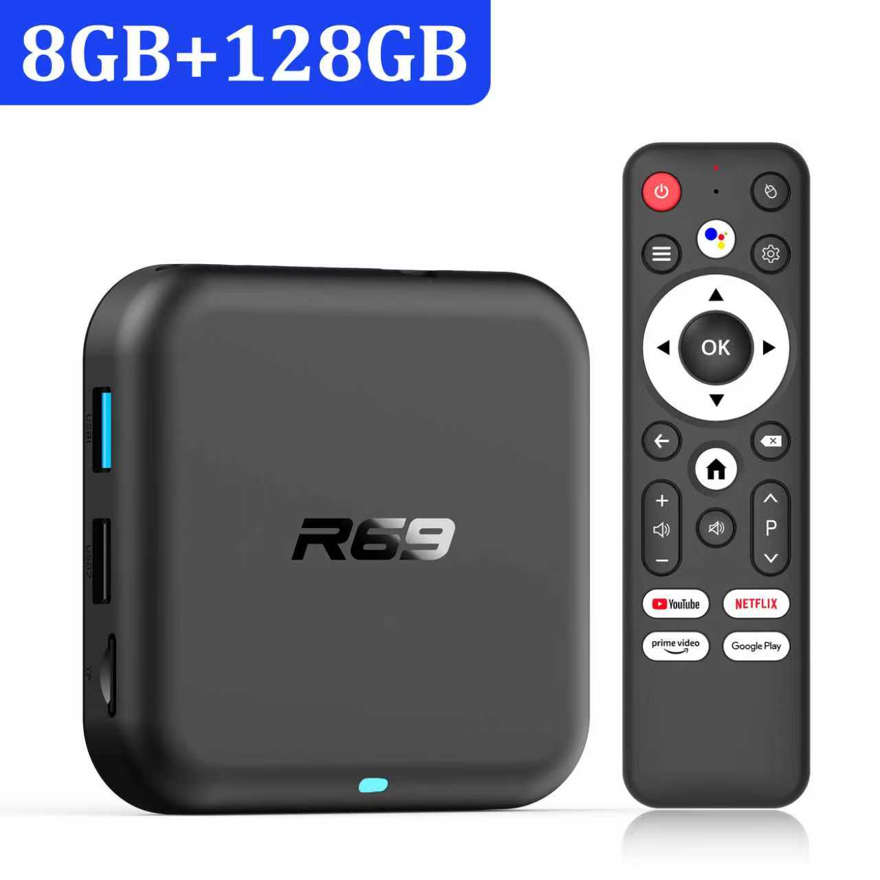 Android 14 R69-1 Smart TV Box