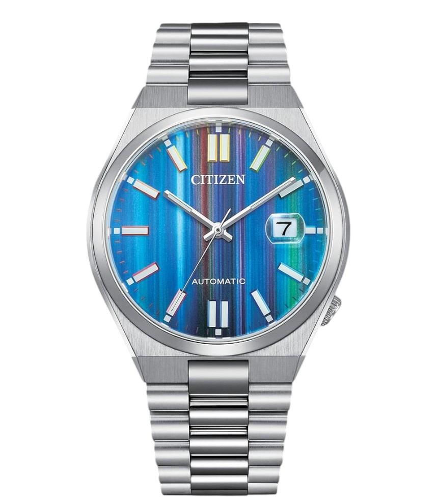 

Часы CITIZEN TSUYOSA Collection с синим циферблатом и сапфировым стеклом из нержавеющей стали NJ0151-53W синий