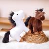 25cm Simulation Pony Doll Plush Stuffed Toys Home Decorations Decorations Cute Cartoon Pony Plush Doll Children Birthday Gift