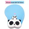 Cartoon Cute Girl 3D Silicone Mouse Pad with Wrist Rest for Office & Esports