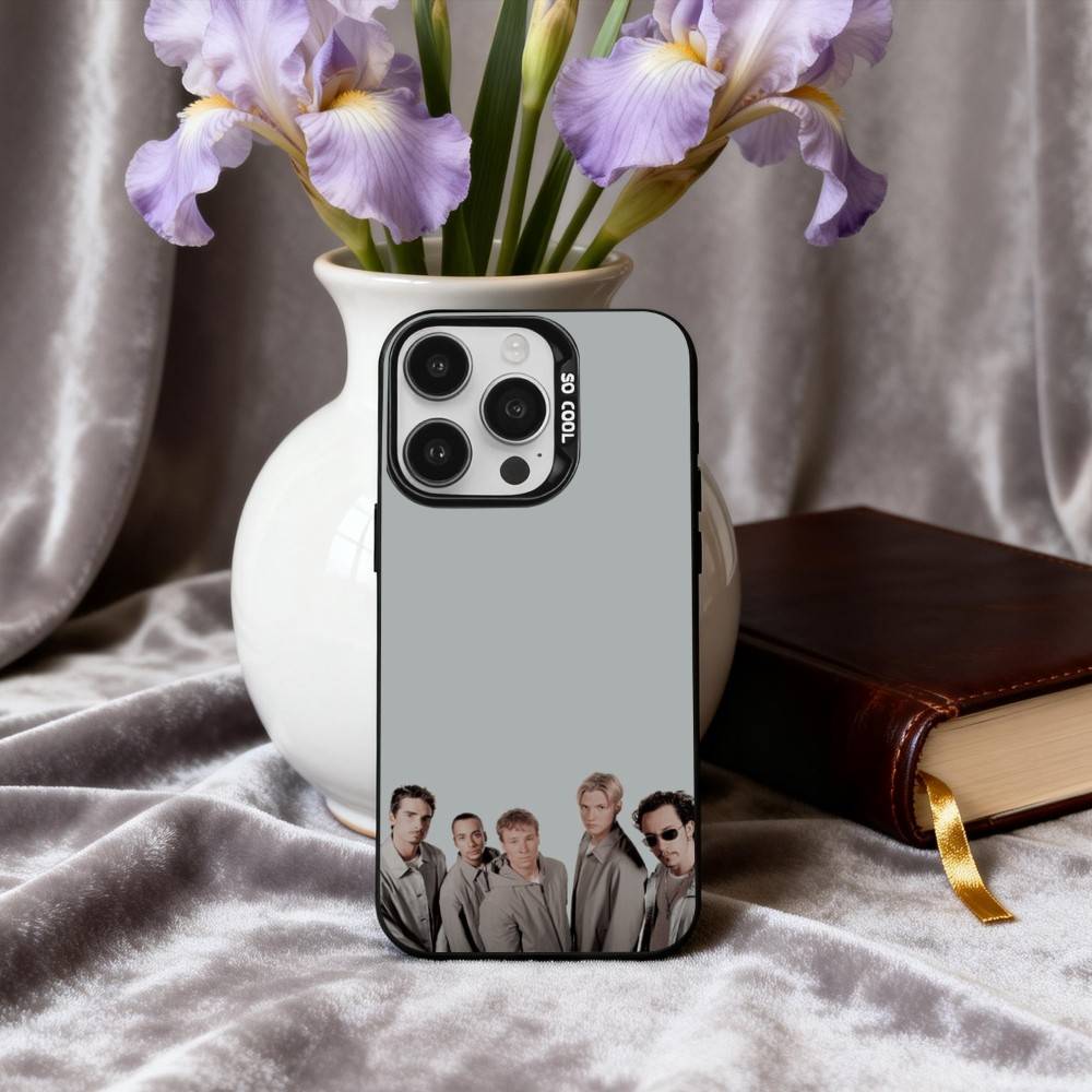 American Band B-Backstreet B-Boys Phone Case For iPhone17,16,15,14,13,12,11 Plus,Pro Max Black Candy silver phone case