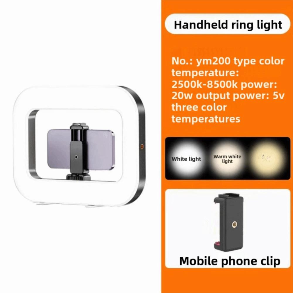 With Clamp LED Video Light Handheld Phone Fill Light Selfie Fill Light Photography