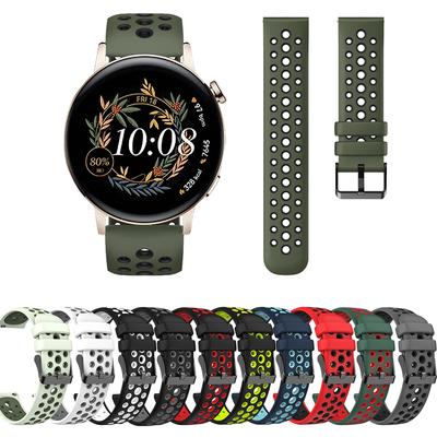 20mm Classic Strap for Huawei GT3 42mm Strap Round Hole Breathable Band for Huawei Watch GT3 42mm Watches 20mm Strap Universal