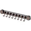 Handun Suction Cup Sliding 10-Hook Rack