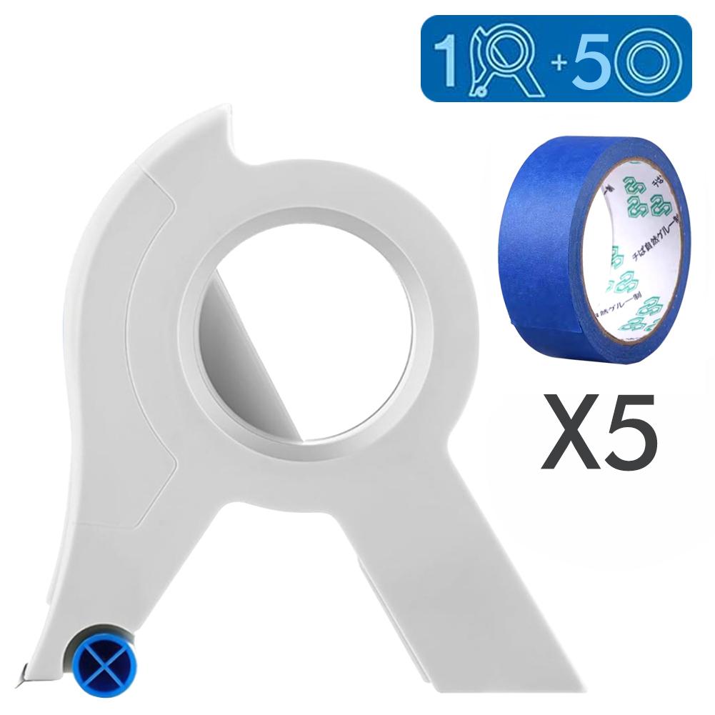 New Painter Masking Tape Applicator Dispenser Machine Adhesive Tape with Tape Cutting Tool for Repair and Beautify Crack in Tile