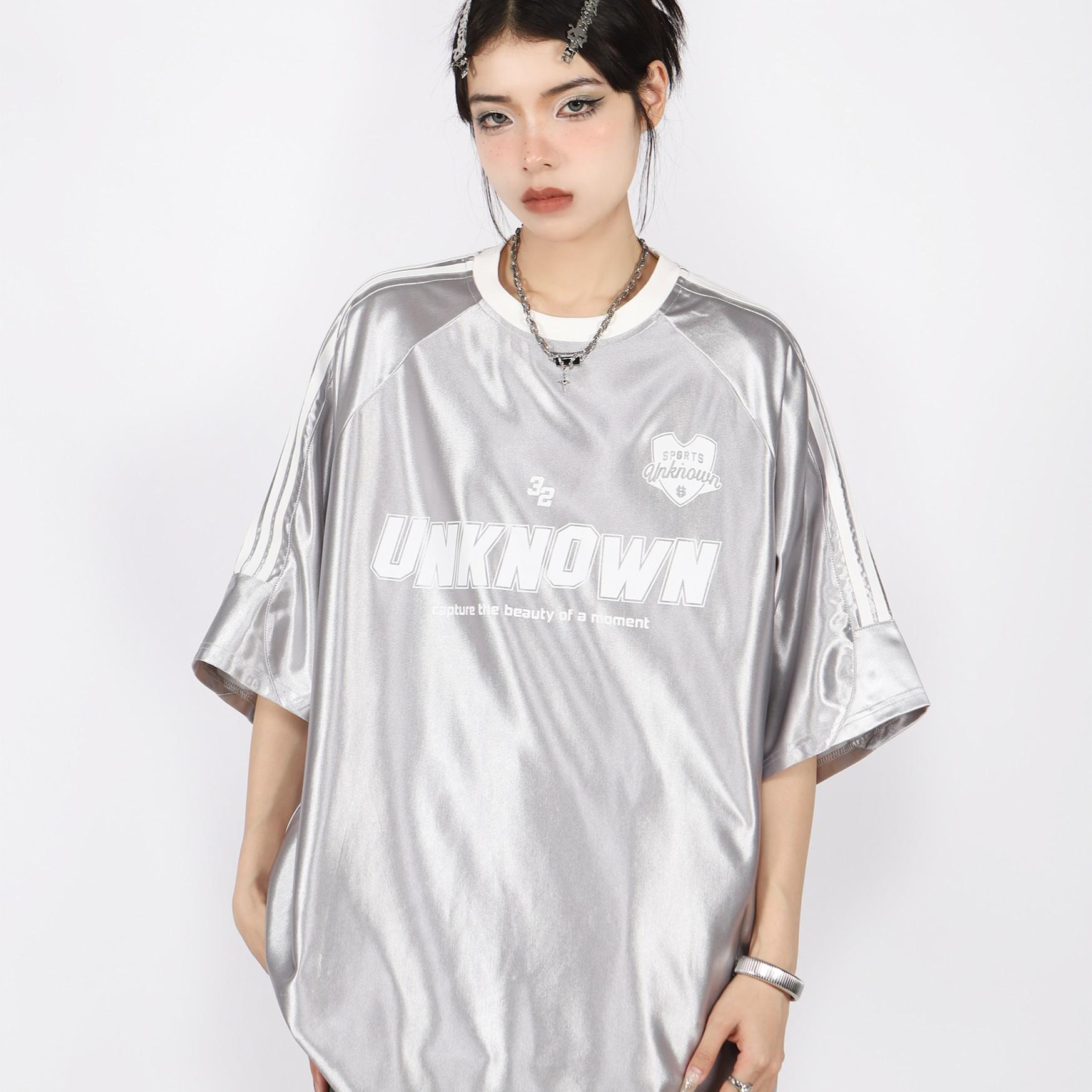 

Оригинальная ретро американская футболка реглан с тремя полосками - Унисекс летний дизайн Medium