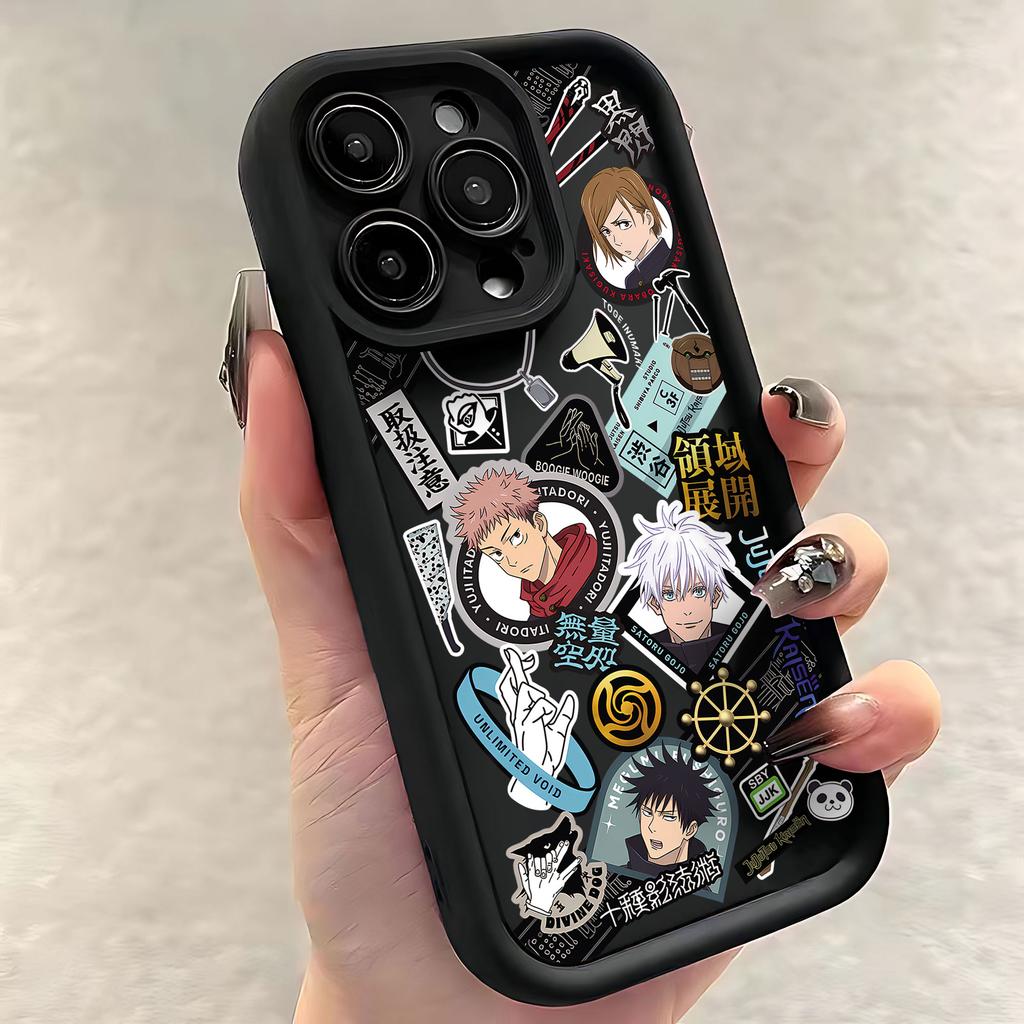 New Jujutsu Kaisen Hot Anime Phone Case For iPhone 17 Air 16 E 15 14 13 12 11 Pro Max Plus Mini SE 2020 2022 Soft TPU Back Cover