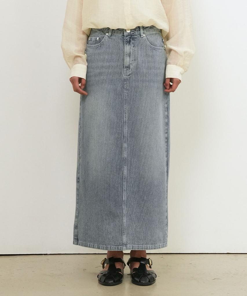 GENERALIDEA Denim Maxi Skirt [Sky Blue] / Gf2Lsk513
