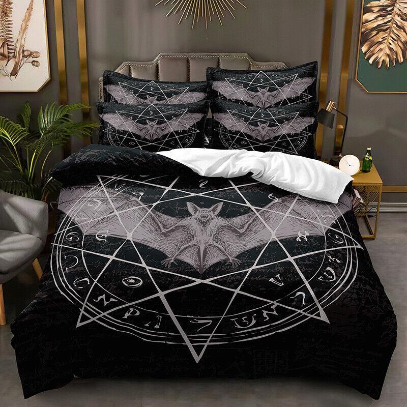 Viking Mythology 3D Duvet Cover Pillowcase Single Double King Bedding Set Gift