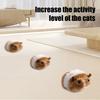 Katzen Zugmaus Interaktives Katzenspielzeug Bewegliche Vibrationsmaus Flauschige Plüschmäuse Spielzeug für Katzen Kätzchen Haustiere Indoor-Bewegung Unterhaltung