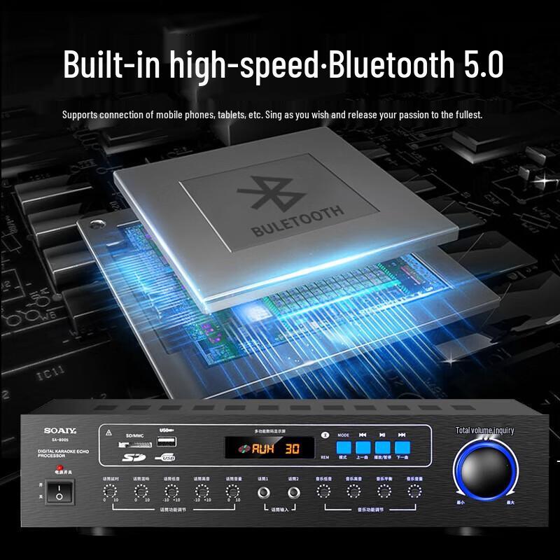 Soaiy SA-8005 Profesionální domácí KTV zesilovač a reproduktorový systém
