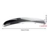 735455041 735455042 Paar Auto Frontstoßstange Obere Zierleiste Chrom Carbon Zierleiste Für FIAT 500 2008‑2015 Frontstoßstange Unterer Kühlergrill Zierleiste