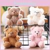 Adorable Teddy Bear Plush Doll With Pp Cotton Filling For Backpack Accessory