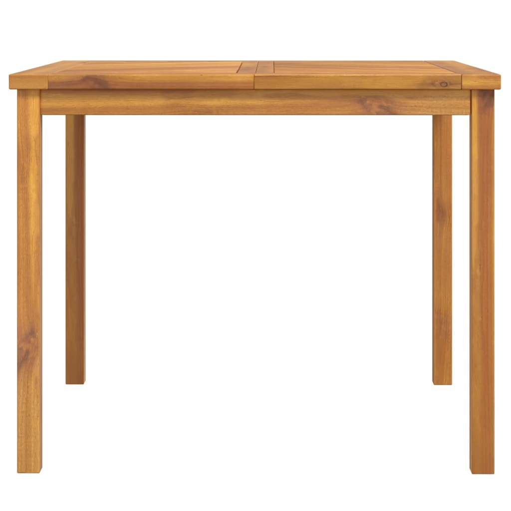 Vidaxl Garden Table, 90X90X74 Cm, Solid Acacia Wood