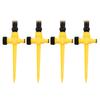 Lawn Sprinkler Irrigation System Scatter + Fog DN15 Nice PVC Parts Single Nozzle + Series Yellow 265X105X25mm Accessories