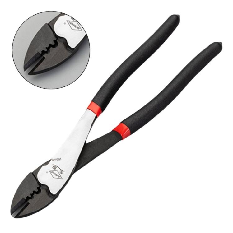 10inch Cable Crimper and Wire Cutter Ergonomically for Precisions Cutting and Crimping Tasks