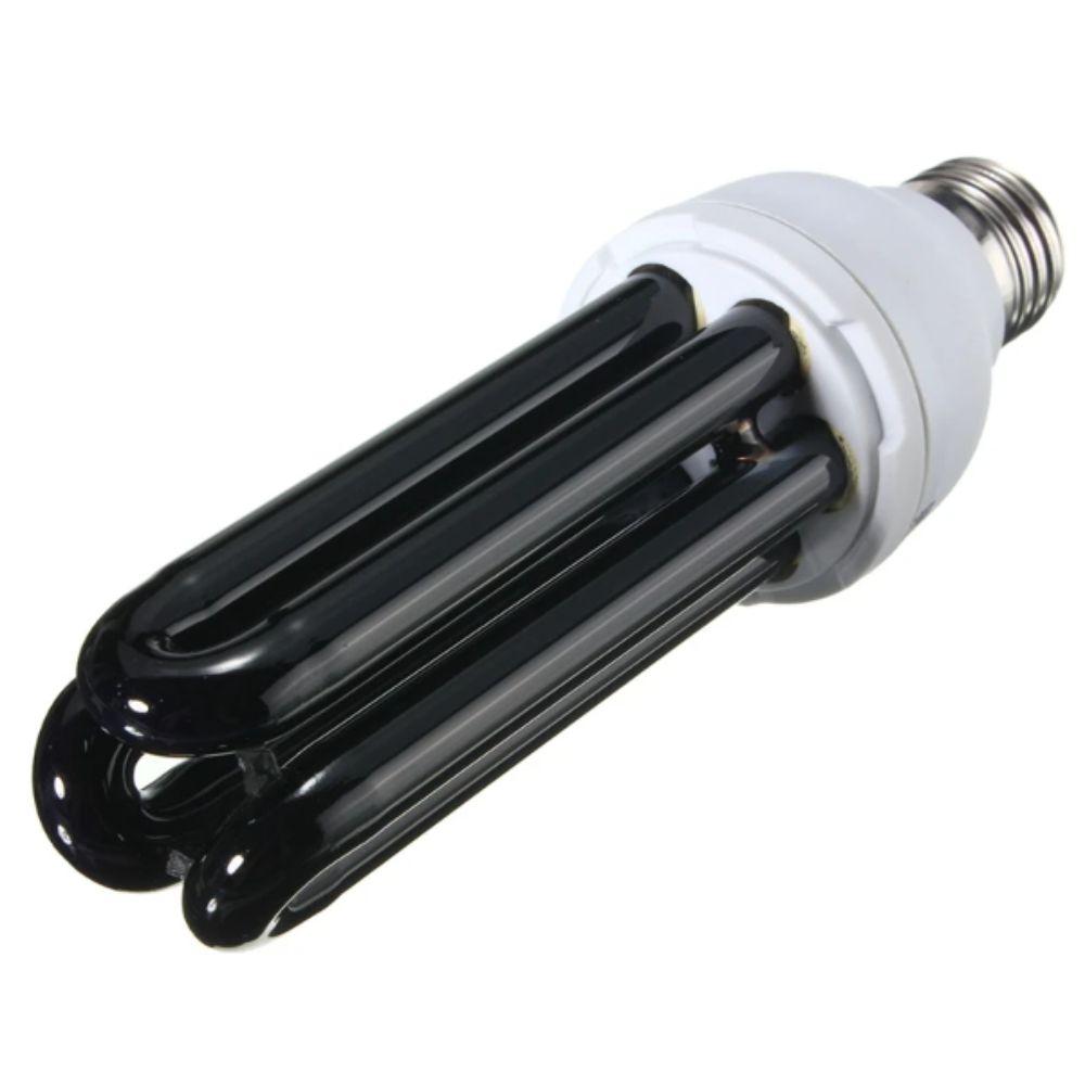 Straight Bulb Purple Light UV Light Bulb AC220V E27 Base Black Light CFL Bulb Black 220V Ultraviolet Fluorescent Light Fish Pond