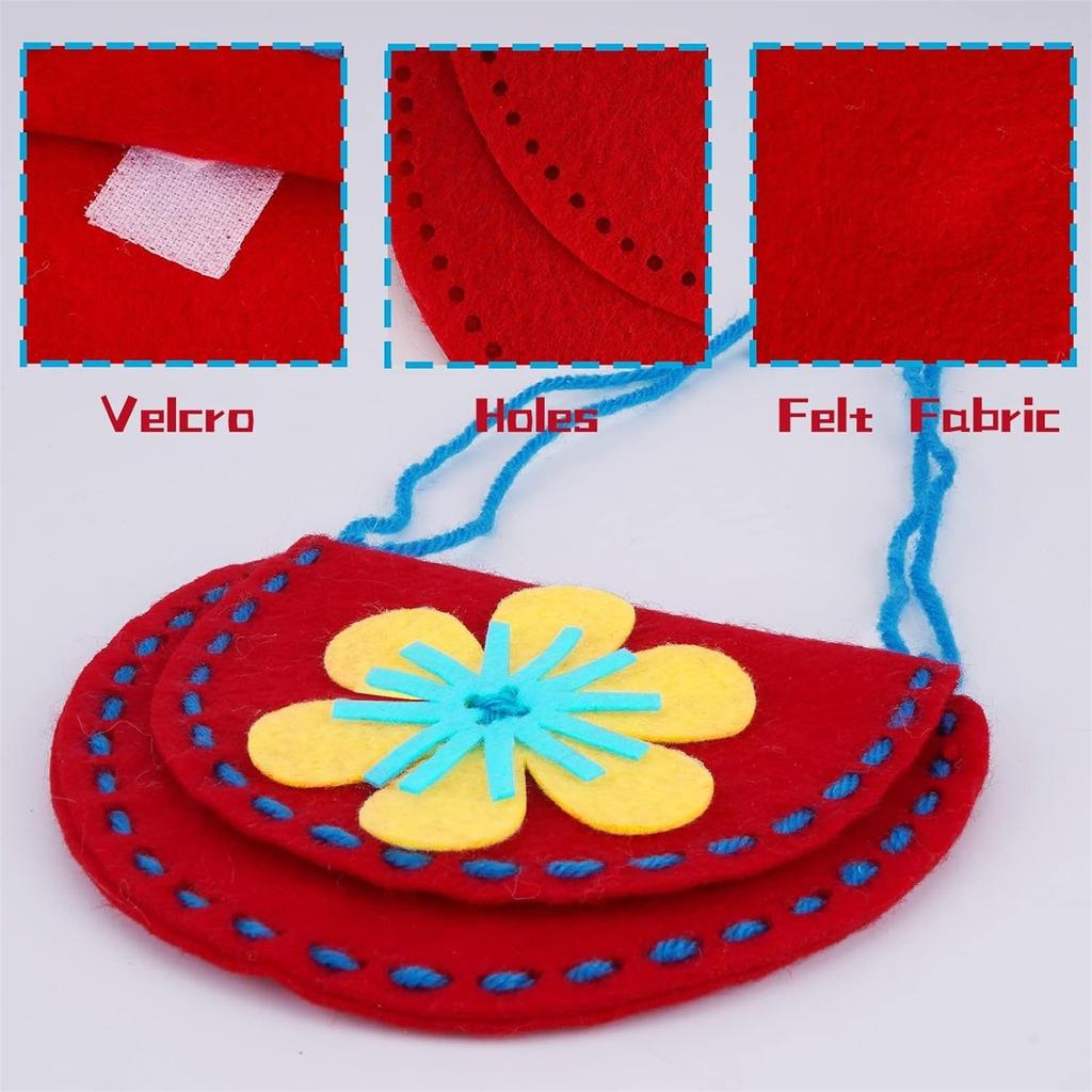 DIY Sewing Set 8 Packs Beginner Wallet Handmade Set Girls Handmade Gift