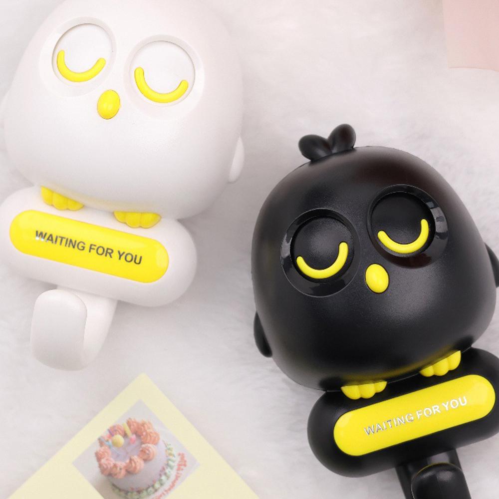 Cartoon Blinking Eyes Birds Hooks Self Adhesive Hooks Key Storage Hanger Multi-Function Wall Hook Bathroom Kitchen Organizer