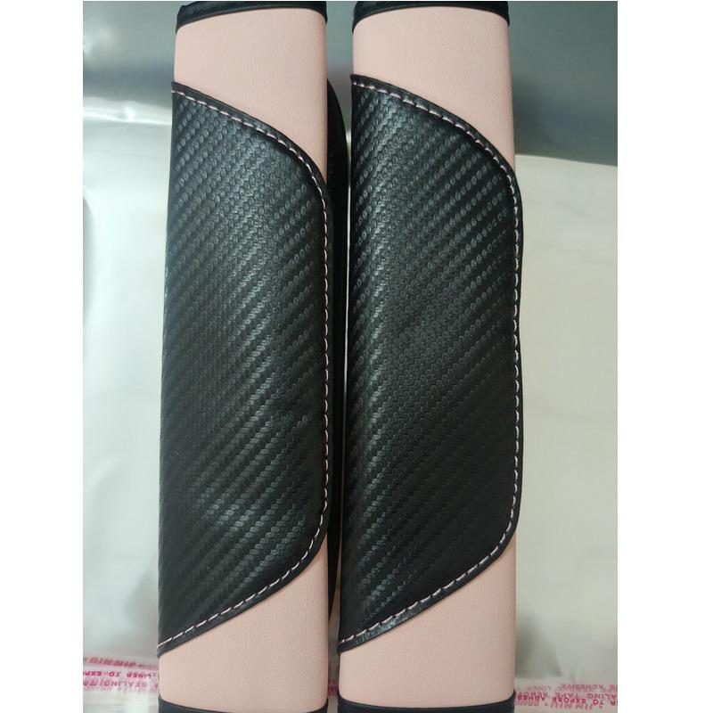 2Pcs Safety PU Car Seat Belt Shoulder Pads Comfortable Protective Padding for Adults and Children Daily Driving
