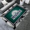 Seattle Mariners Logo Carpet Rug for Living Room Bedroom Home Sofa Decoration,Kids Play Non-slip Floor Mat