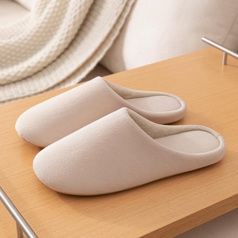 Silent slippers women's winter new indoor home non-slip floor soft bottom Japanese silent household cotton mop spring and autumn