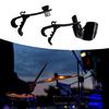 Height Adjustable Mic Clip Stand Drum Rims Mount Clamp Drum Microphone Clip Holder Adjustable Microphone Mount Enduring
