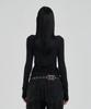 ILLIO Black My One Scoop Neck Longsleeve