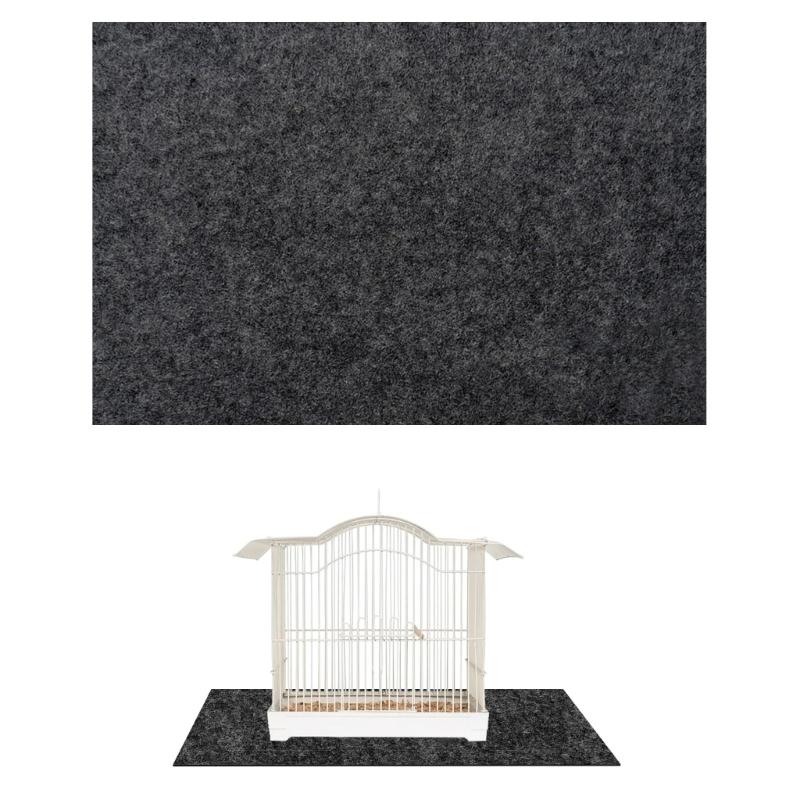 Felt Pet Carriers Liners With Waterproof Backing Thermal Insulation Scratchproof Cage Mats For Dog Cats Crate Bedding