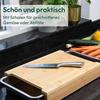 Wooden Pull-out Cutting Board with Stainless Steel Tray for Fruits, Vegetables, and Meat.