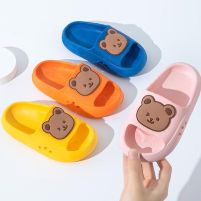 Chinelos de Verão Infantis para Mulheres, Princesinha Fofa, Chuveiro Interno, Antiderrapante, Chinelos Pai-filho Masculinos e Infantis