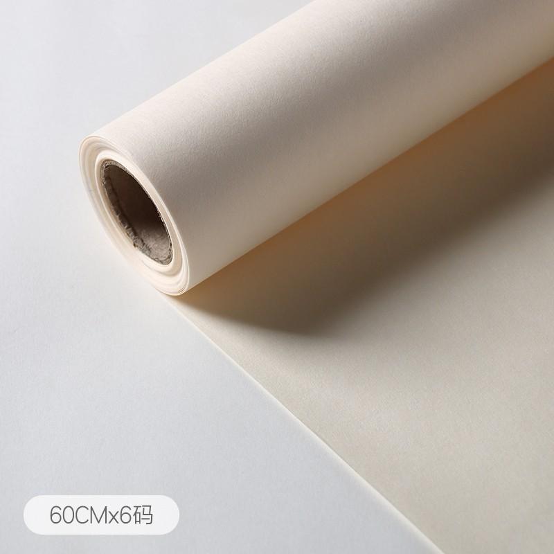 60cmx6yards/1rotolo Carta da Imballaggio Monocolore ad Alta Texture Pellicola Opaca Carta da Regalo per Bouquet di Fiori Bobina Carta da Imballaggio Fai da Te