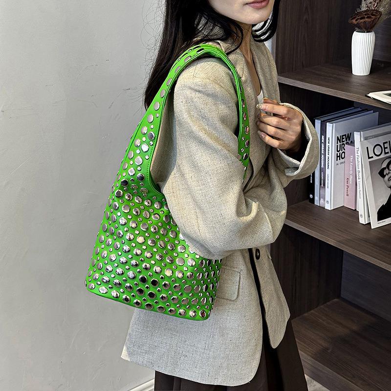 2025 Koreanische Mode Vielseitige Damen Nieten Handtasche