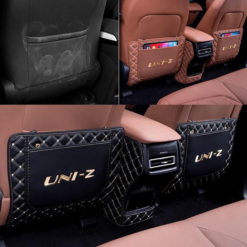Car Seat Back Pad Anti-Kick Armrest Box Protector Cushion Cover Mat for Changan Chana UNI-Z UNIZ 2026 2026 Interior Accessories