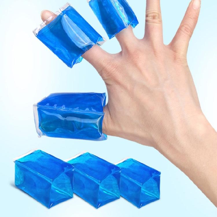 Finger Cold Gel Pack 4/5/6cm Length Reusable Ice Pack for Soothing Relief from Pains and Swelling for Women and Men