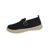 New Women's Casual Shoes Round Head Flat Comfortable and Breathable Mesh Shoes Fashionable and Versatile One Kick Flying Shoes