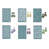 Reusable Silkscreen Stencils Working Clay Earrings Silk Screen Stencils for Clay