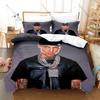 Central Cee Duvet Cover + 2 Pillowcases UK Drill Rapper Cench Portrait Bedding Set Soft Fabric Bedroom Decor for Hip Hop Rap Fan