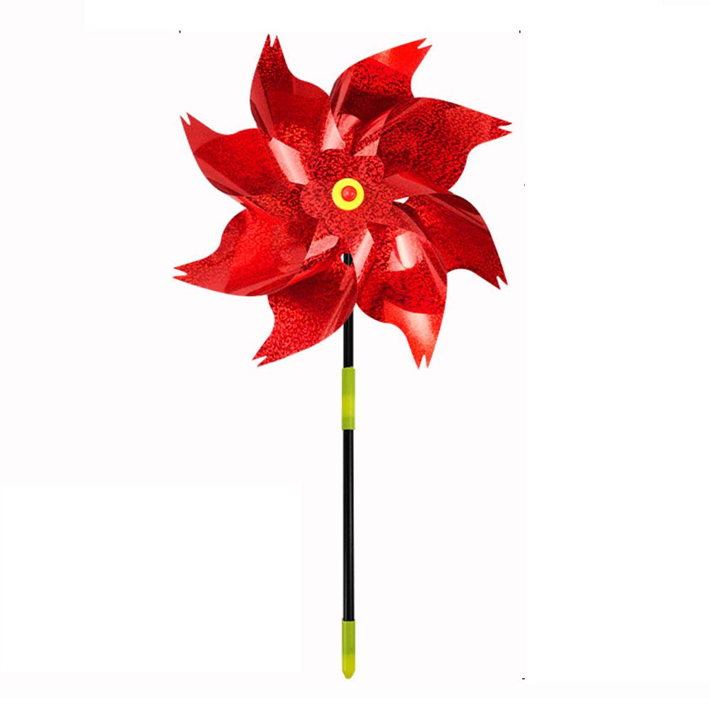 Bird Deterrents Windmill For Outside Reflective Pinwheels Spinners For Garden And Repellent Yar B4W4
