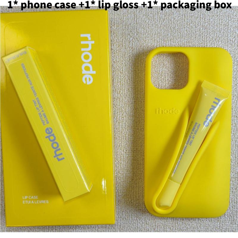 

Rhode Gloss Lip Силиконовый 3D чехол для мобильного телефона для iPhone 14 Plus, красочный подарок Lemontini