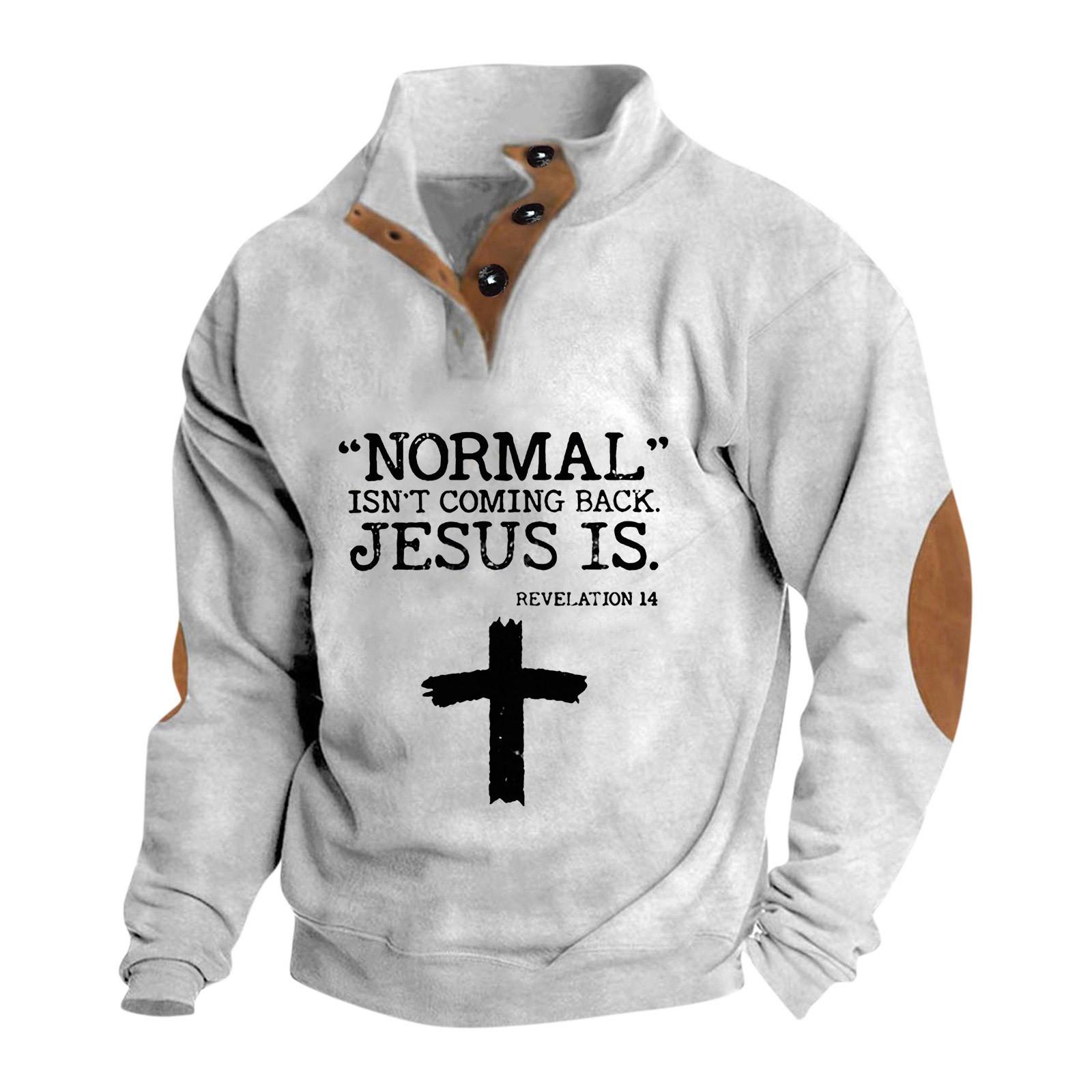 

Весенне-осенняя мужская толстовка с воротником-стойкой на открытом воздухе, повседневные свитера, топы XL белый