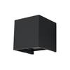 Luca Black LED Wall Lamp IP54
