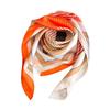 Spring Summer Simple Striped Printed Silk Like Scarf For Women