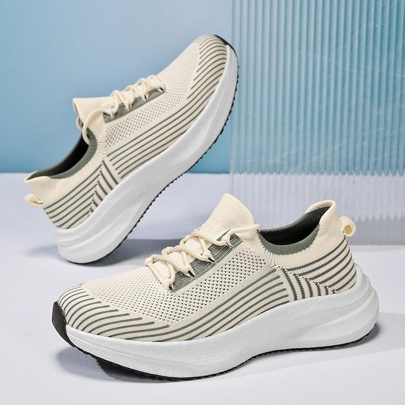 Nuova Moda Uomo Quattro Stagioni Scarpe Comode con Suola Spessa Studenti Ragazzi di Tendenza Suola Morbida Traspiranti Casual Scarpe da Corsa