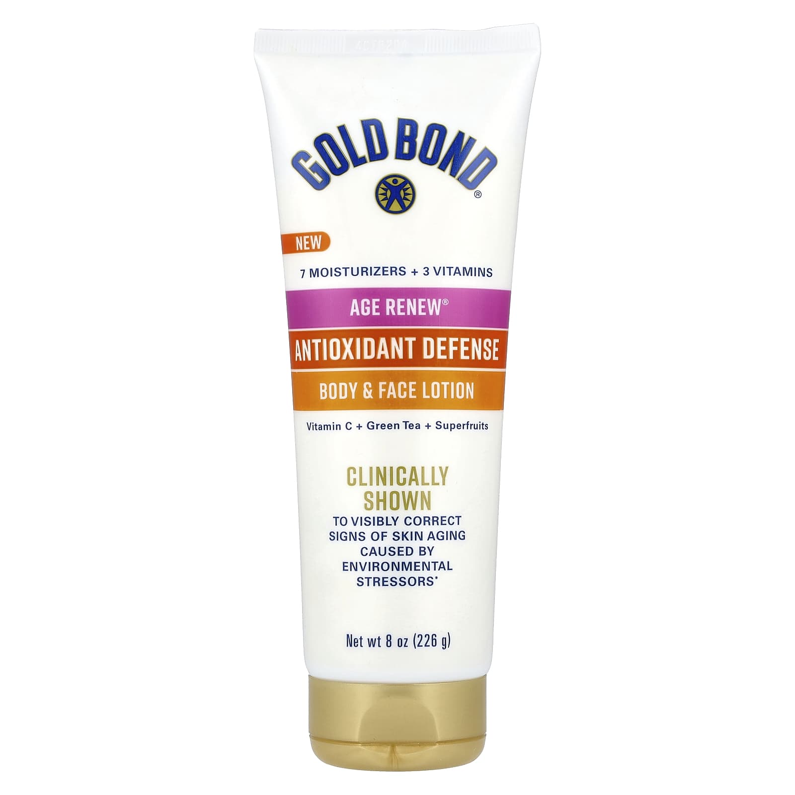

Gold Bond, Age Renew®, Antioxidant Defense, Body and Face Lotion, 8 oz (226 g)